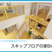スキップフロアの家Bino