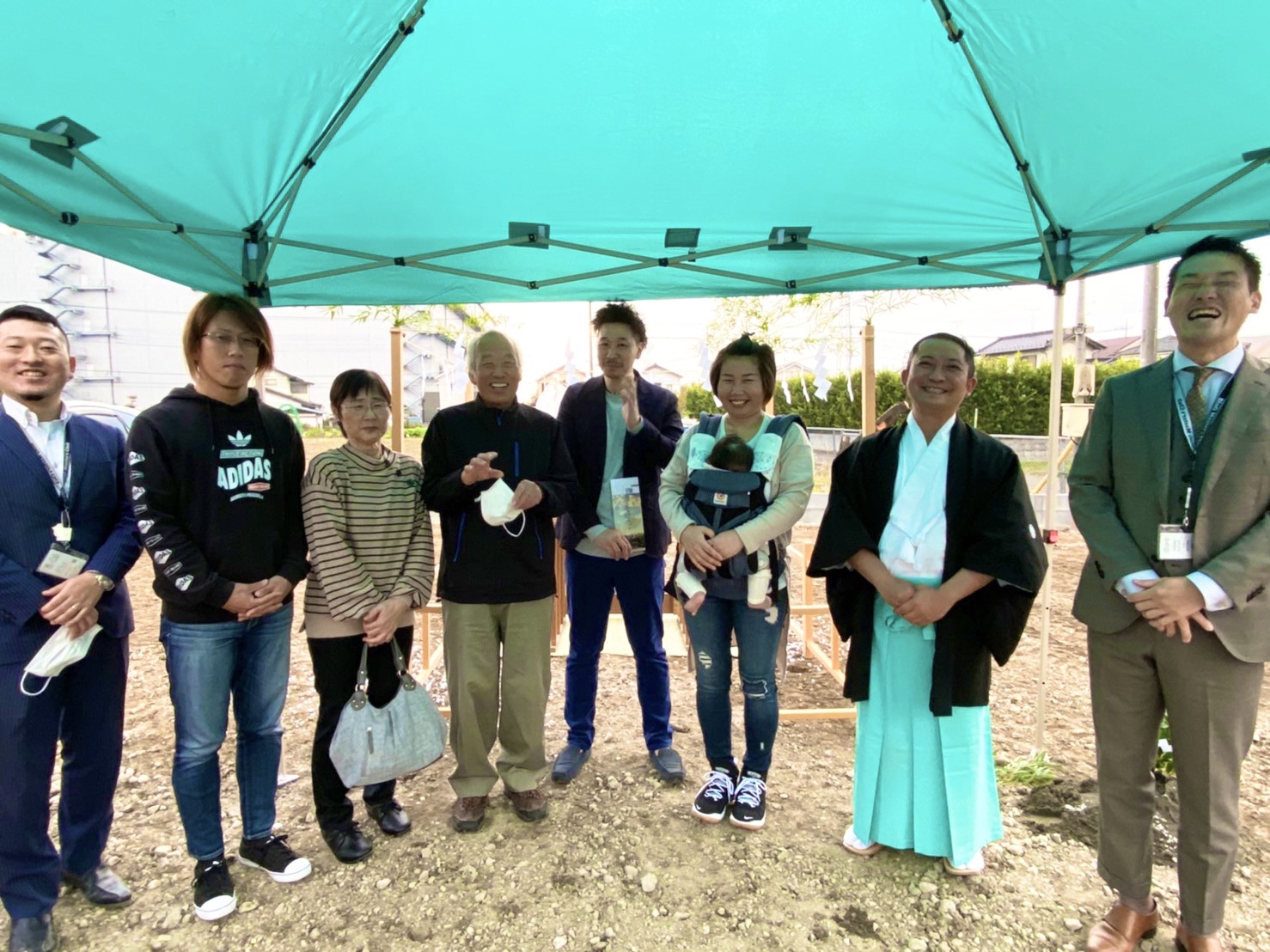 久喜市S様邸｜地鎮祭を執り行わせて頂きました☺ アイチャッチ