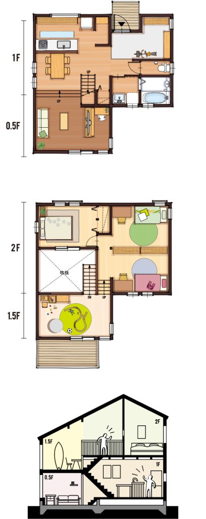 30坪 間取り図付き かっこいい家の間取り 3ldk 4ldkのおしゃれな一戸建て実例 Technohome