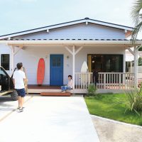 平屋サーファーズハウス外観