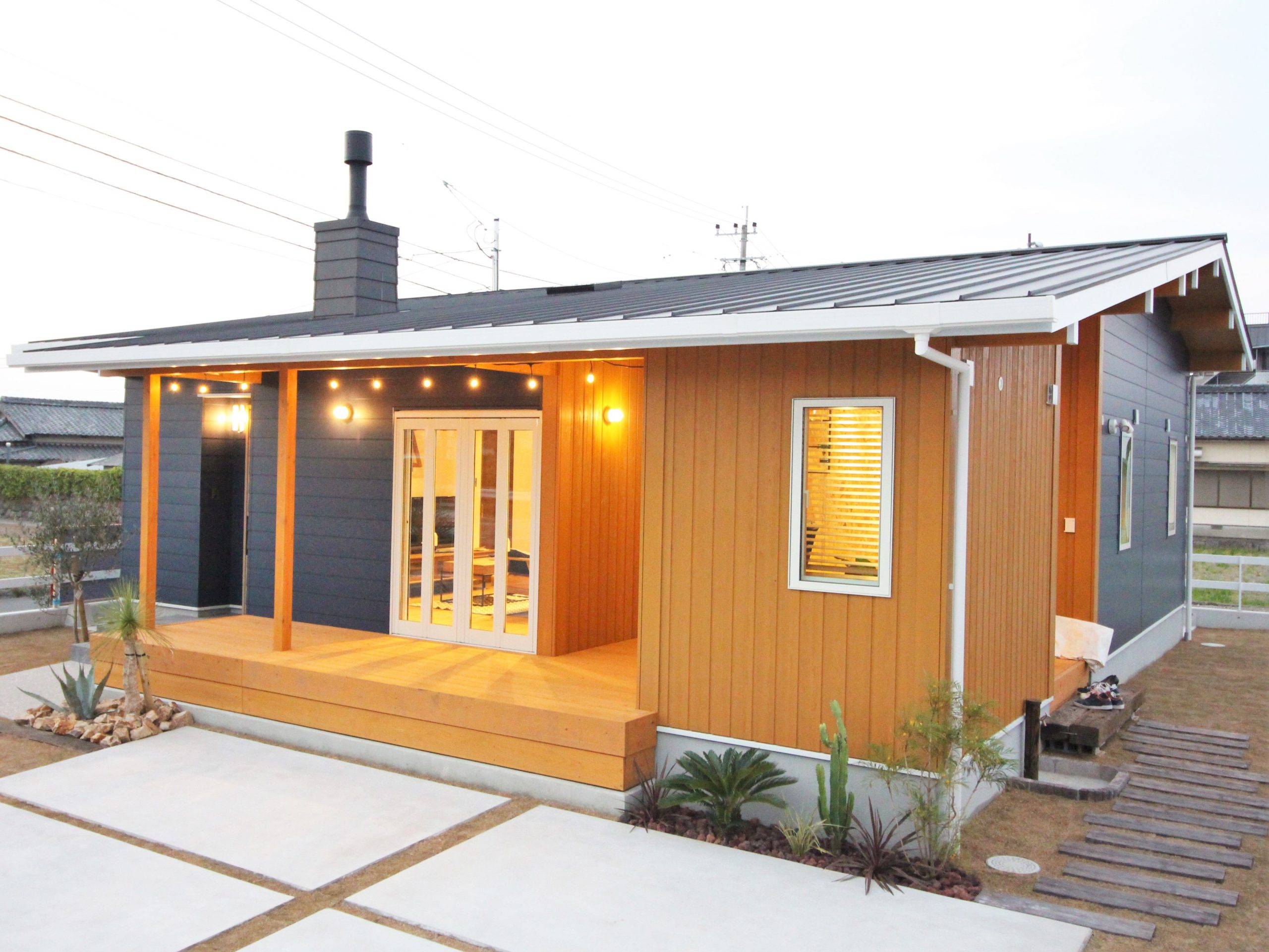 素敵な注文住宅の平屋