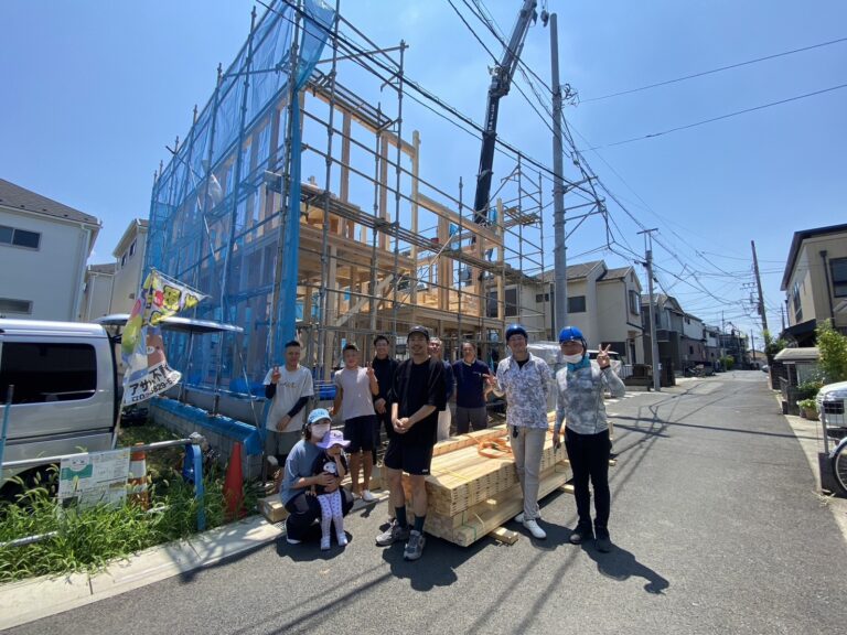 【祝 上棟】さいたま市S様邸Earth Park上棟｜ライフスタイル不動産　金内　俊一郎
