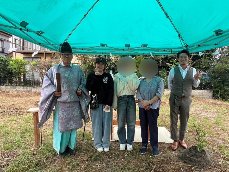 蓮田市S様邸｜地鎮祭を執り行いました！｜ハウスアドバイザー責任者　勝田　航平