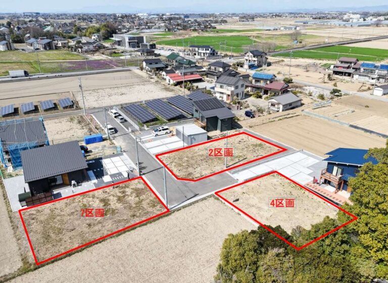 【6/22ご成約情報】｜加須市間口建築条件無し売地【自社分譲地】
