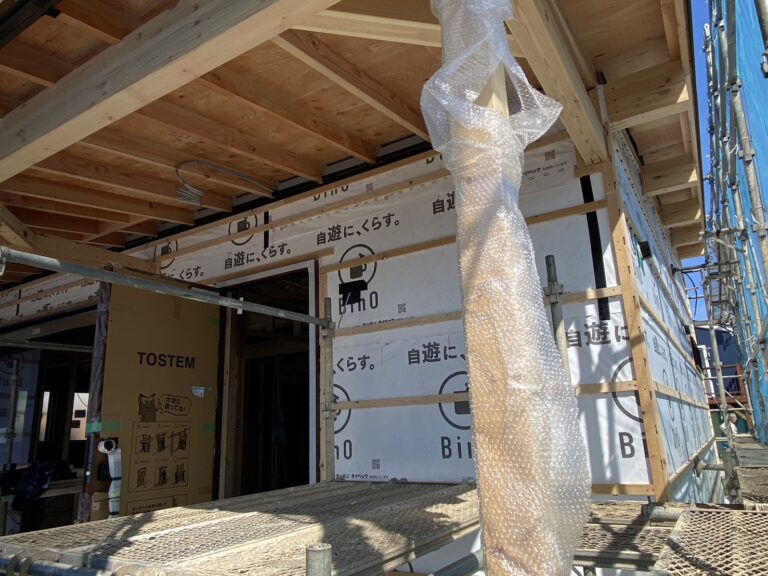 加須市M様邸 BinO COVACO｜防水シート施工完了後監査実施