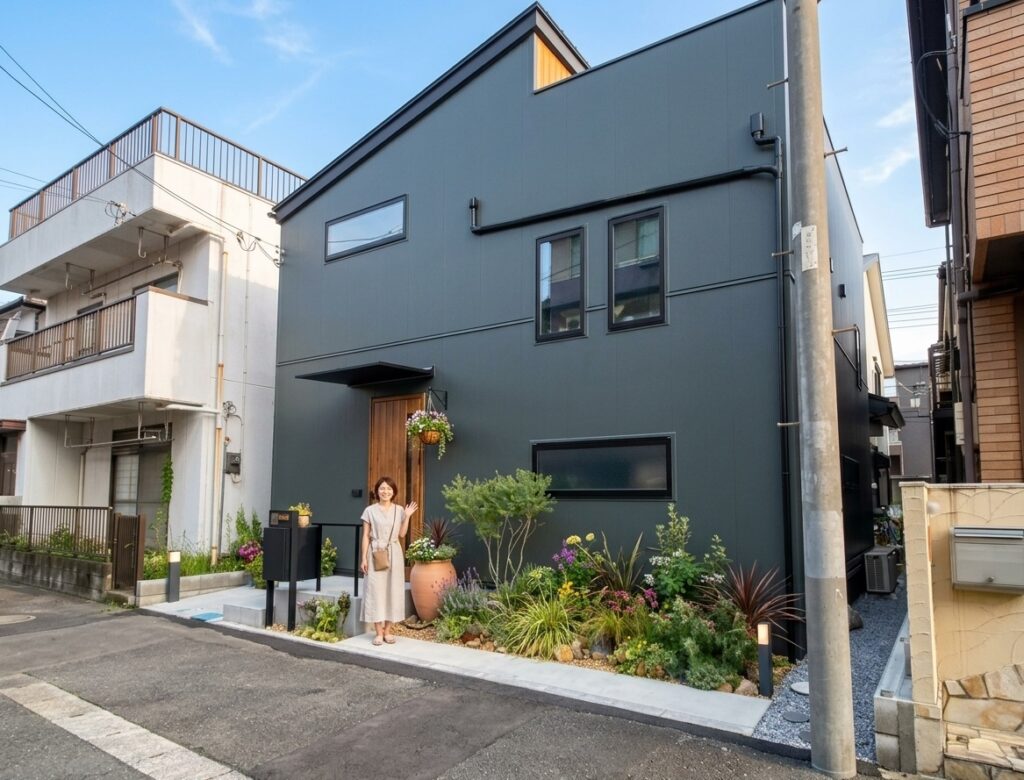 【28坪】川口市U邸｜屋上があるスキップフロアの家｜BinO Earth Park
