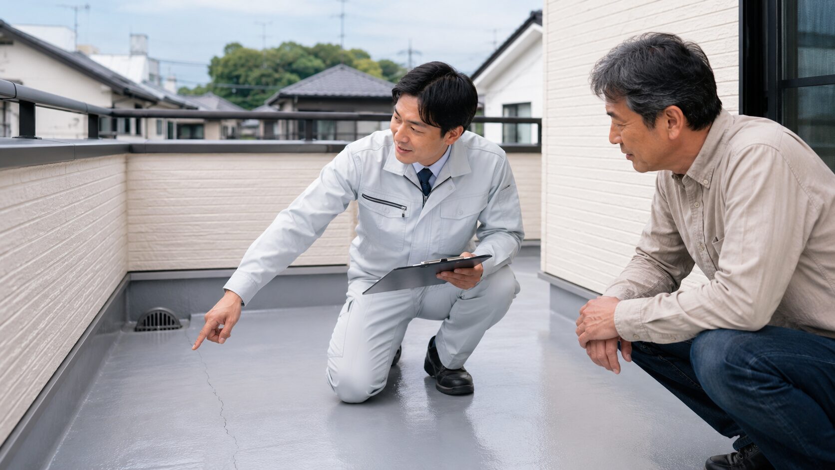 杉戸町でベランダ・屋上の防水工事を検討する方へ|雨漏りを防ぐ点検方法
