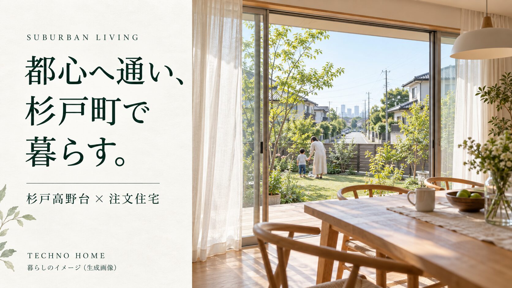 杉戸高野台から都内へ通う|高野台西で考える注文住宅・子育て・学童のお迎え